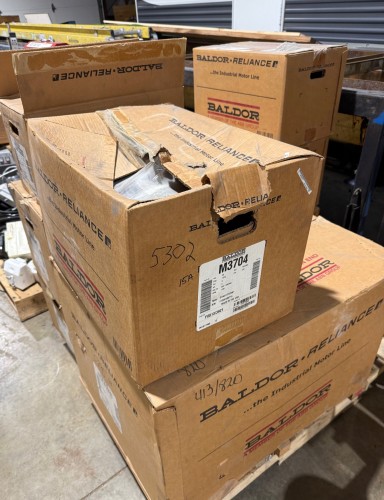 3 HP 1165 RPM Baldor #M3704, Electric Motor, Frame 215, 208-230/460 Volts - Image 1