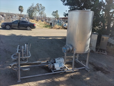 Heating Elements #PFS-21525-MR, Clean-In-Place Skid, Stainless Steel, 100-gallon tank, 5 HP Baldor pump - Image 3