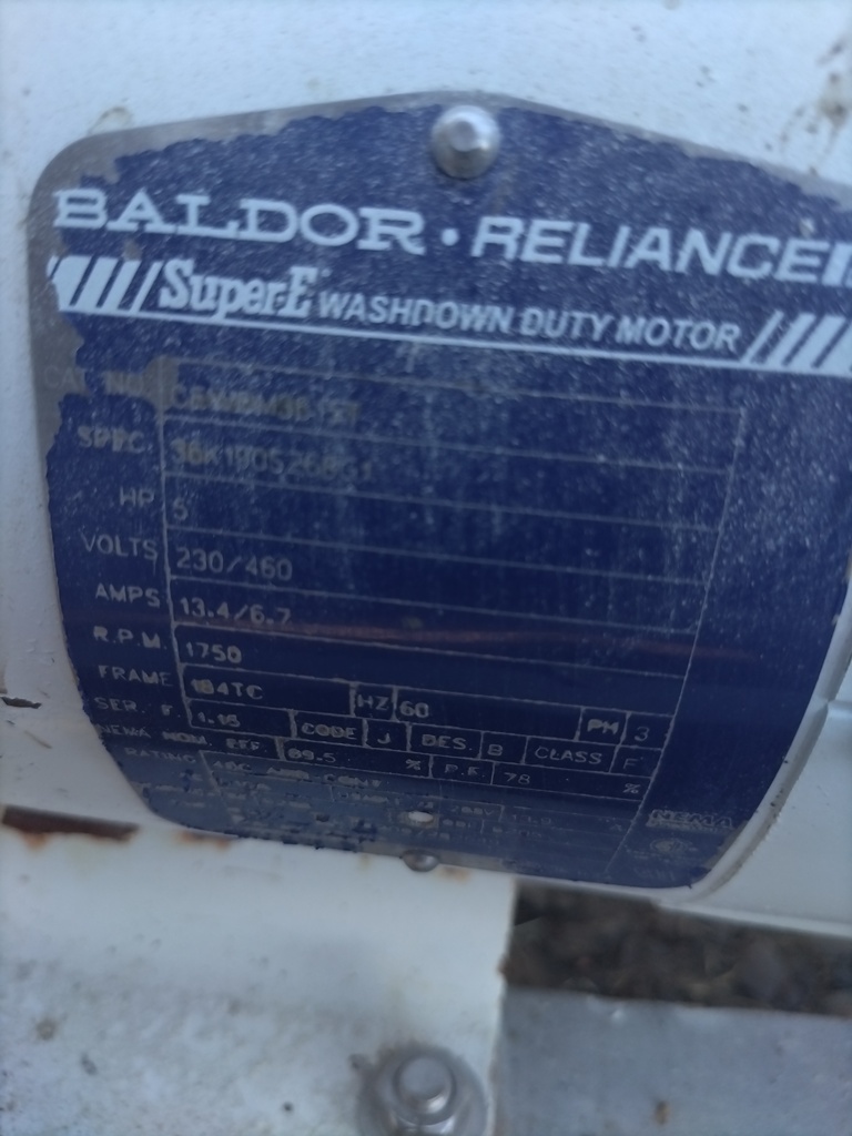 Heating Elements #PFS-21525-MR, Clean-In-Place Skid, Stainless Steel, 100-gallon tank, 5 HP Baldor pump - Image 4