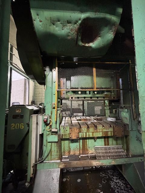 150 Ton, Minster, Staright Side Double Crank Press, 6" stroke, 4" ram adjustment, 23" shut height, 54" x 40" - Image 6