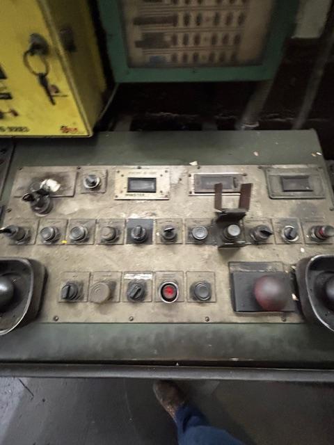 150 Ton, Minster, Staright Side Double Crank Press, 6" stroke, 4" ram adjustment, 23" shut height, 54" x 40" - Image 9