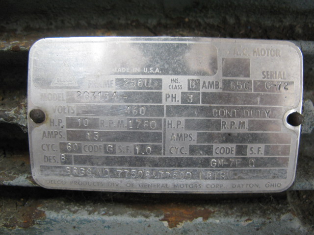 10 HP Vickers #PVB15, pressure comp, 15 gpm to 2000 psi, DO5 valves, 30 gal.tank, #2485 - Image 3