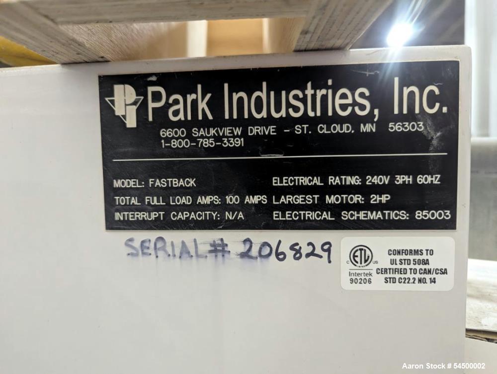 Park Industries #Fastback, Flat Edge Polisher, single-pass stone edge finisher, 12" per minute feed speed, 1" - Image 3