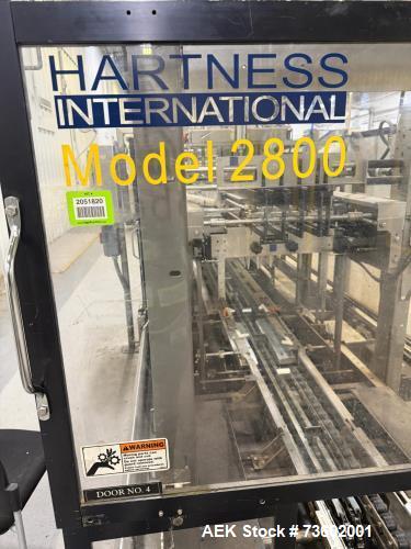 Hartness #2800, Automatic Drop Case Packer, up to 40 cases/min., Allen Bradley Control Logix PLC - Image 9
