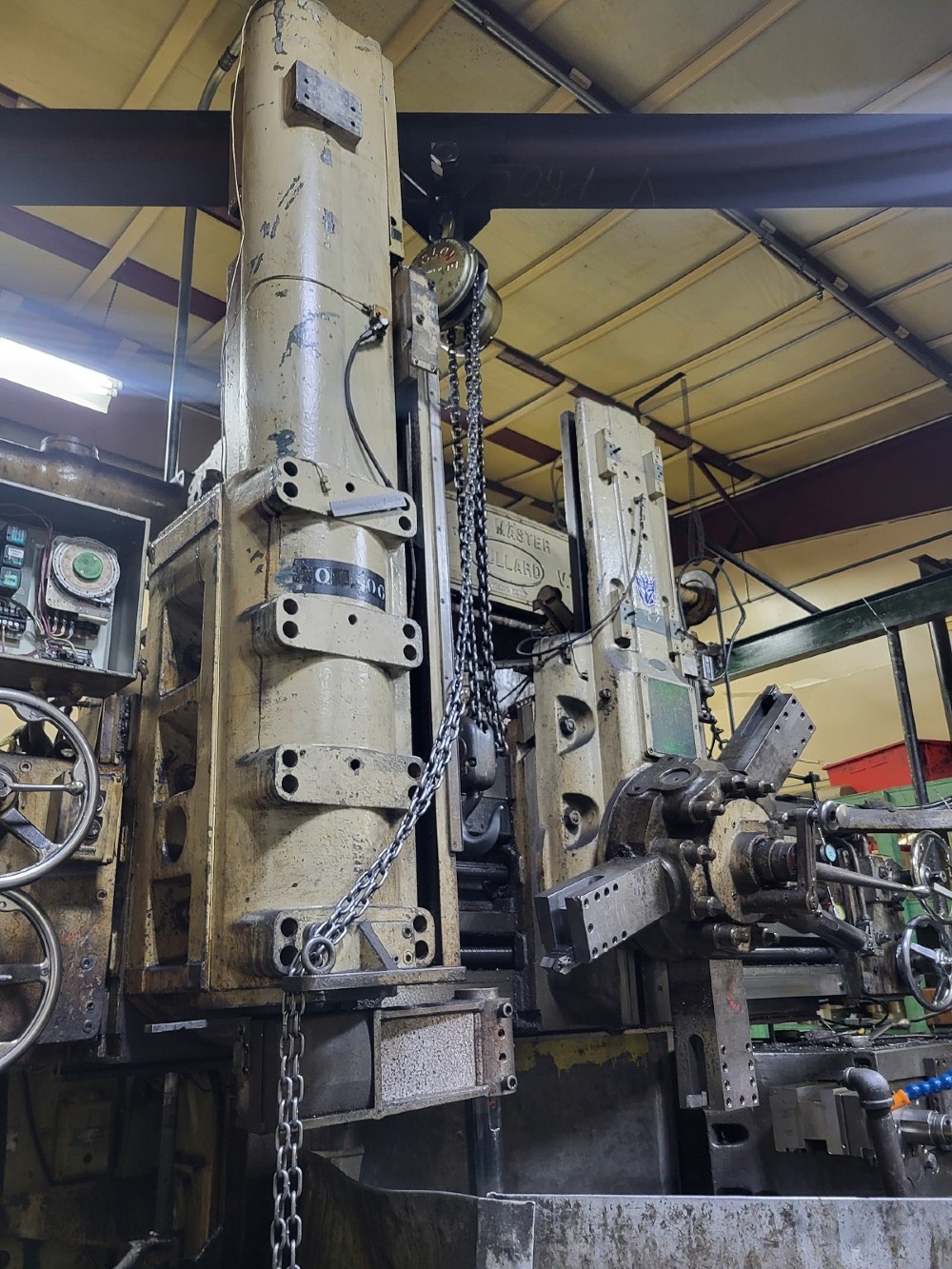 54" Bullard #Cutmaster, 4 Jaw Chuck, Turret, Ram, Side Heads, digital read out - Image 2