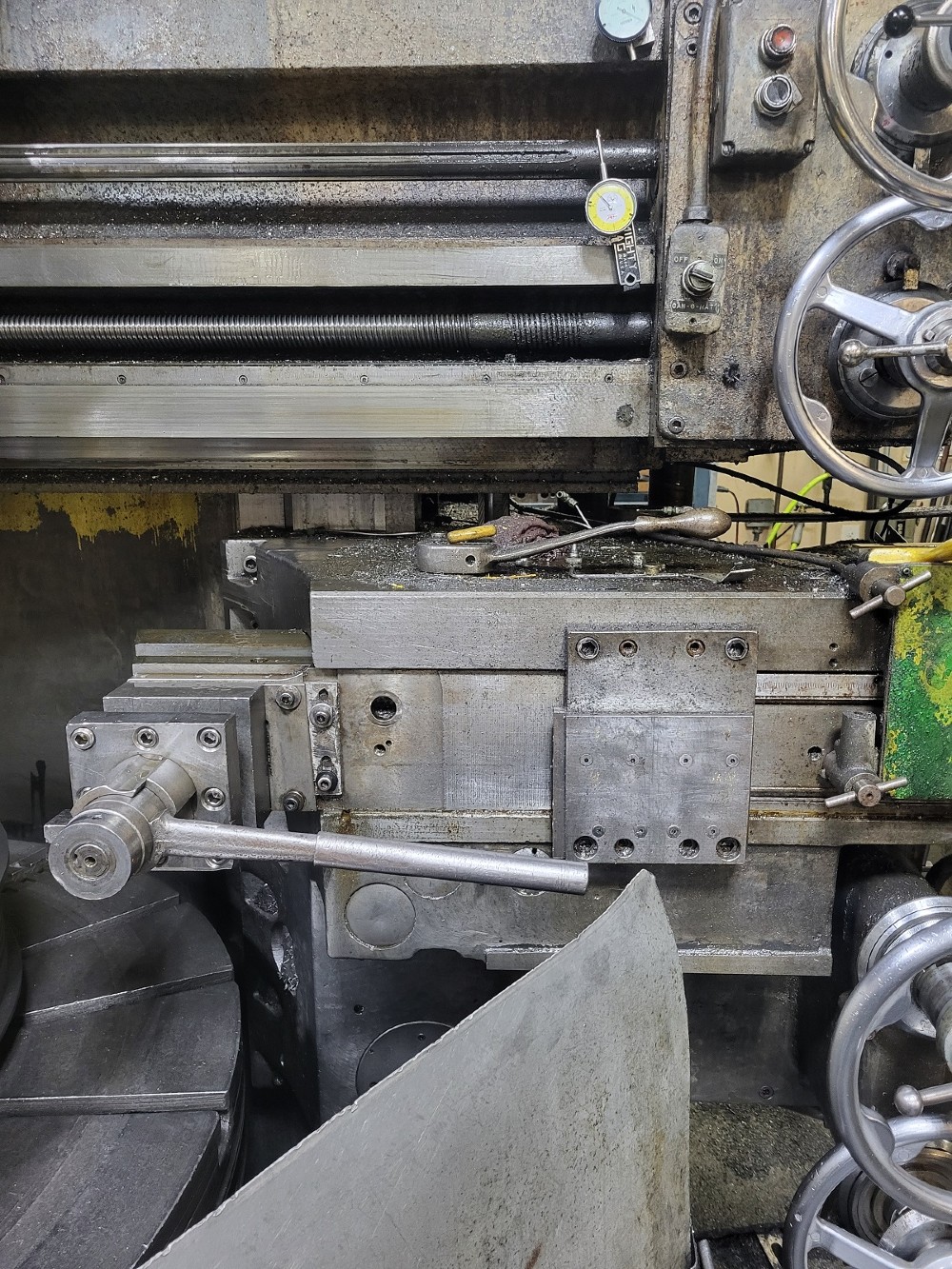54" Bullard #Cutmaster, 4 Jaw Chuck, Turret, Ram, Side Heads, digital read out - Image 3