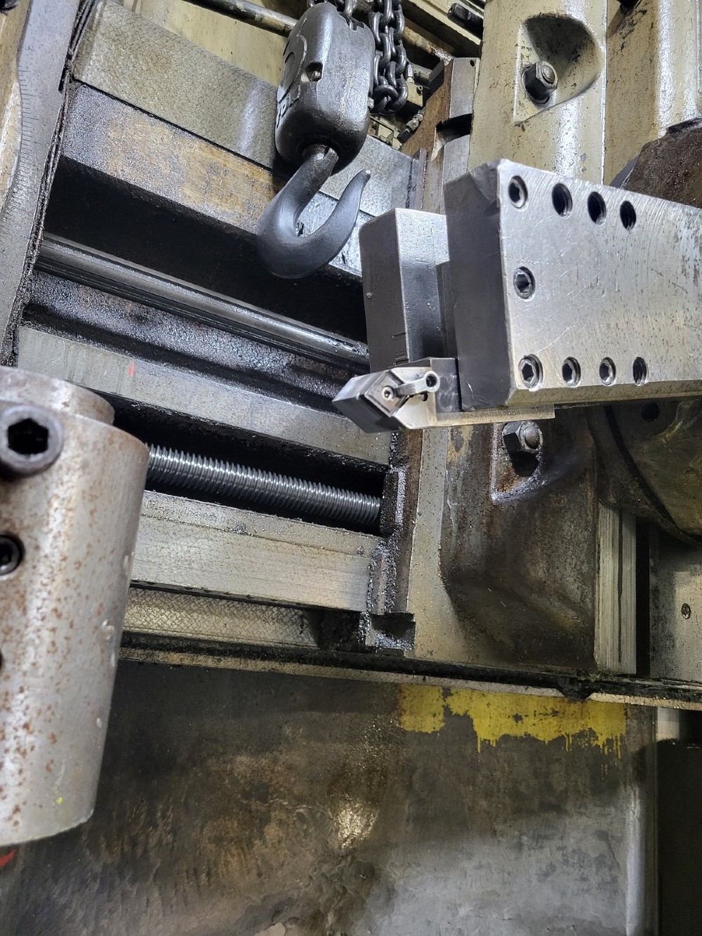 54" Bullard #Cutmaster, 4 Jaw Chuck, Turret, Ram, Side Heads, digital read out - Image 8