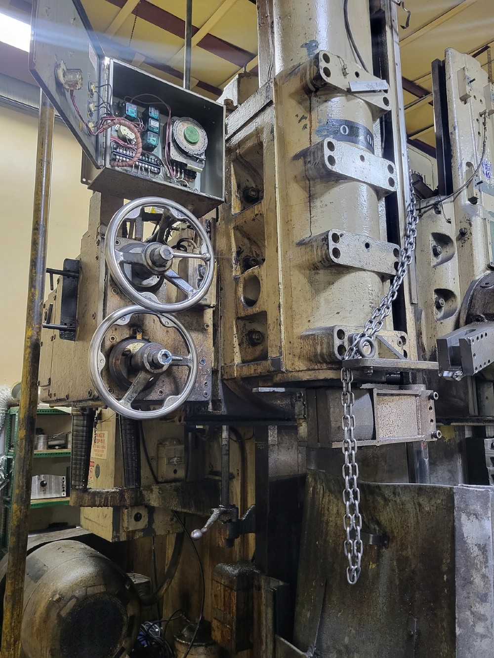 54" Bullard #Cutmaster, 4 Jaw Chuck, Turret, Ram, Side Heads, digital read out - Image 9