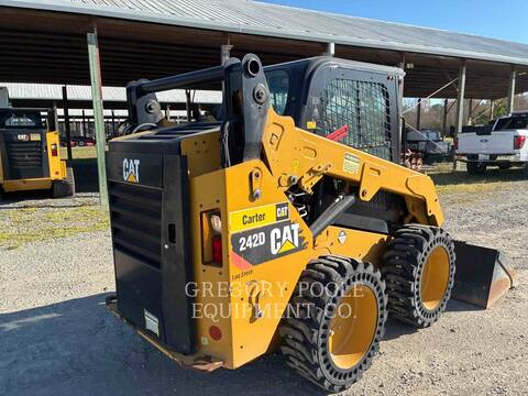 Cat 242D, Skid Steer Loader, 2796 hours, S/N: DZT03429, 2017 - Image 3
