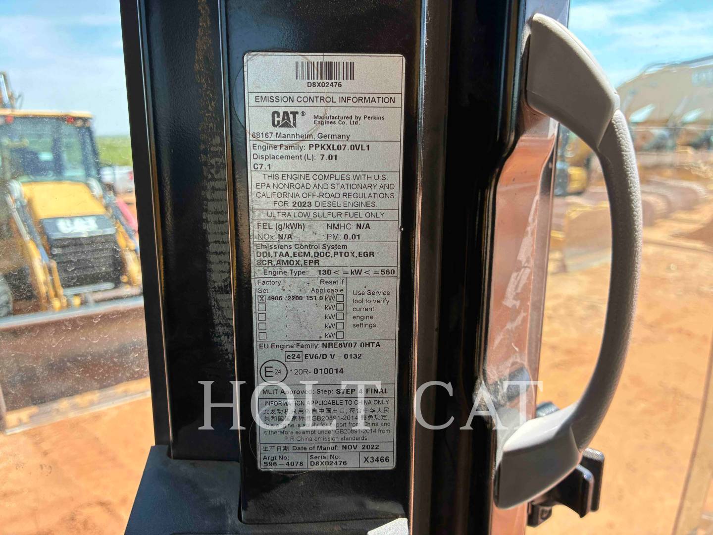 Caterpillar 330GC, 3269 hours, S/N: SCZ40019, 2023 - Image 8