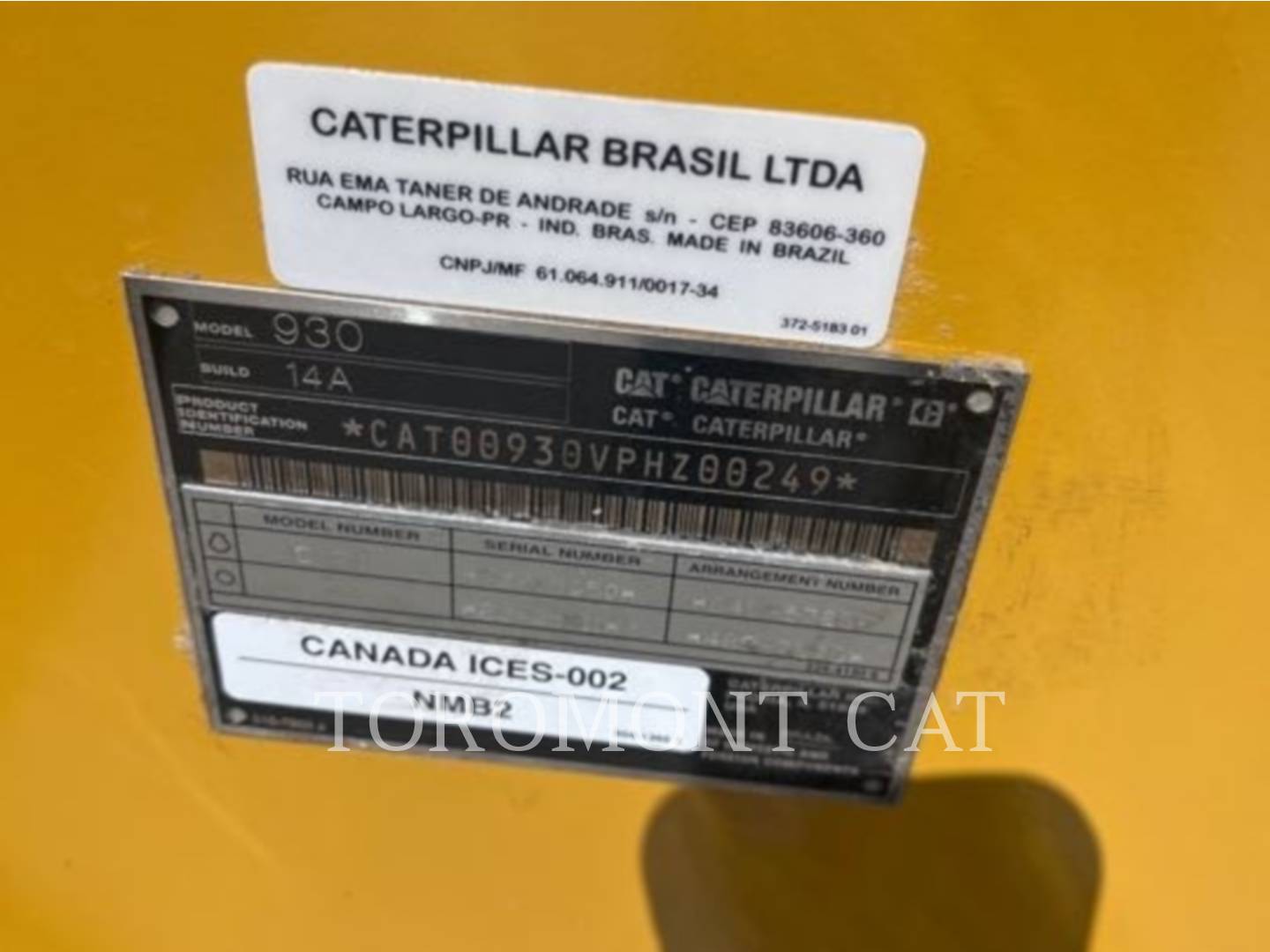 Cat 930-14, Wheel Loader, 210 hours, S/N: PHZ00249, 2025 - Image 6