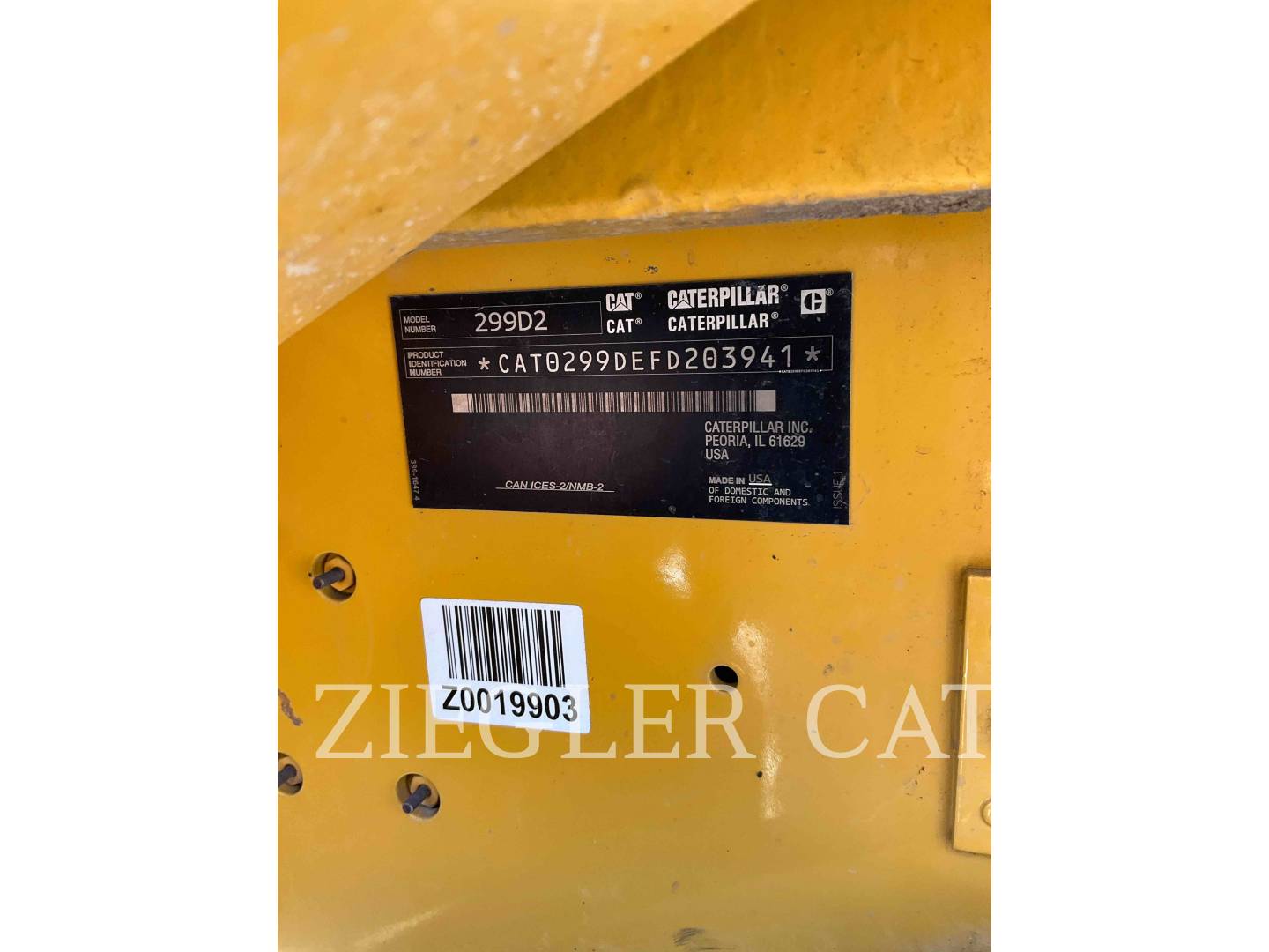 Caterpillar 299D2, 2754 hours, S/N: FD203941, 2018 - Image 6