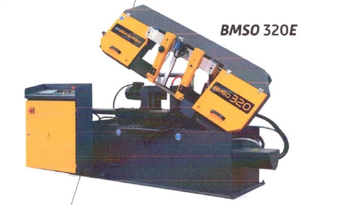 12-5/8" x 12-5/8" Beka-Mak #BMSO-320E, automatic horizontal band saw, 144" x 1-1/16" blade, 3 HP, 49-394 FPM - Image 1