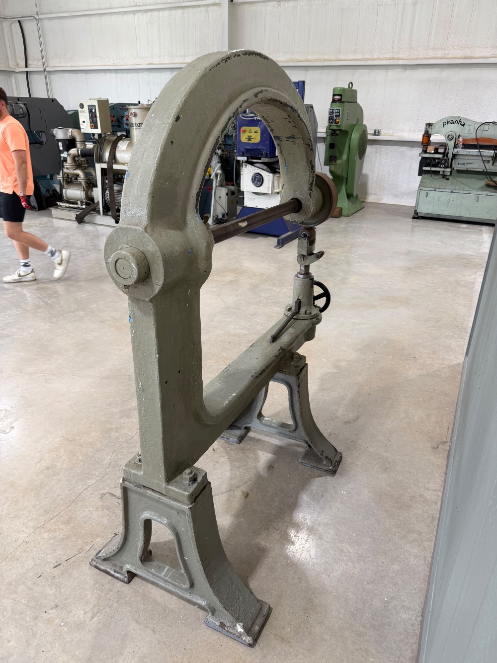 42" Unbranded English Wheeling Machine (FJ Edward's M Type Copy) Including 1x Wheel & Lower Roll, (Multiple - Image 3