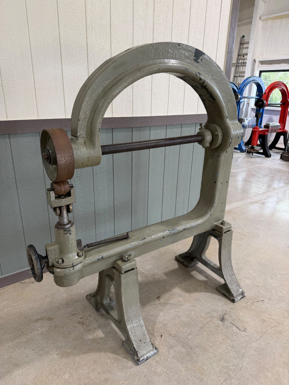 42" Unbranded English Wheeling Machine (FJ Edward's M Type Copy) Including 1x Wheel & Lower Roll, (Multiple - Image 5