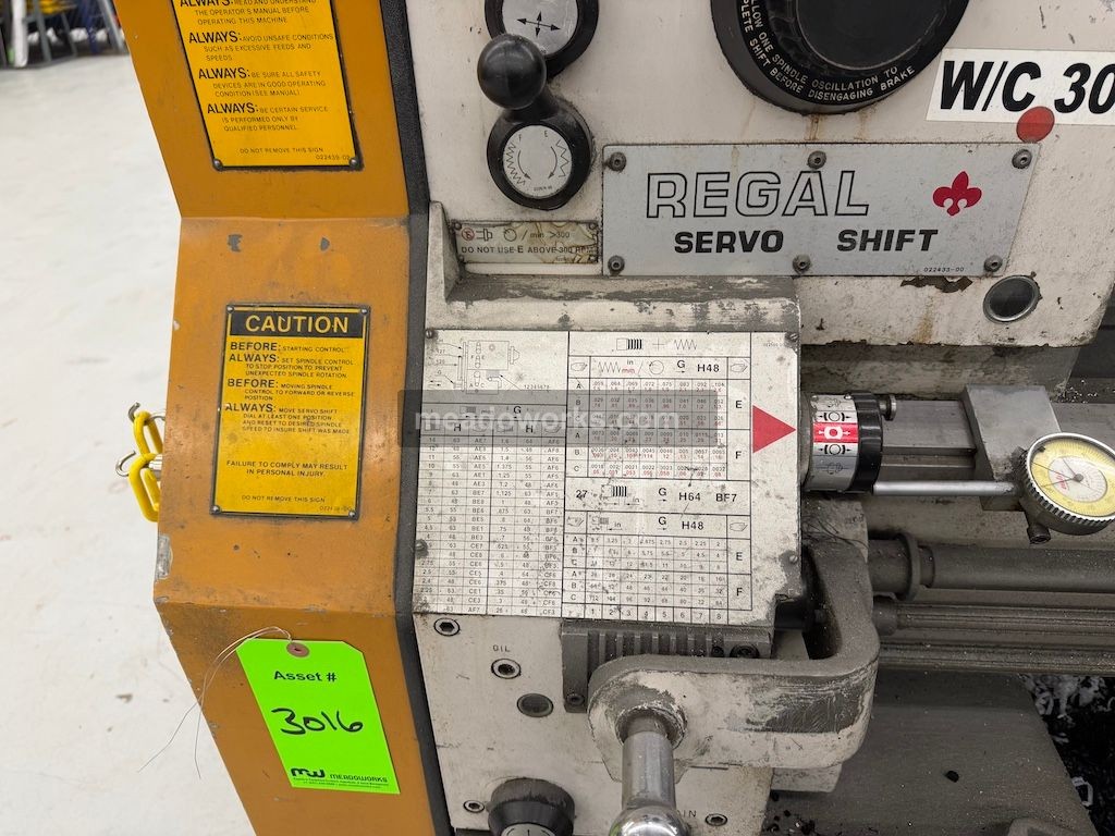 15" LeBlond #Regal, Servo Shift Engine Lathe, 4-jaw chuck, tailstock, 230 V. - Image 2