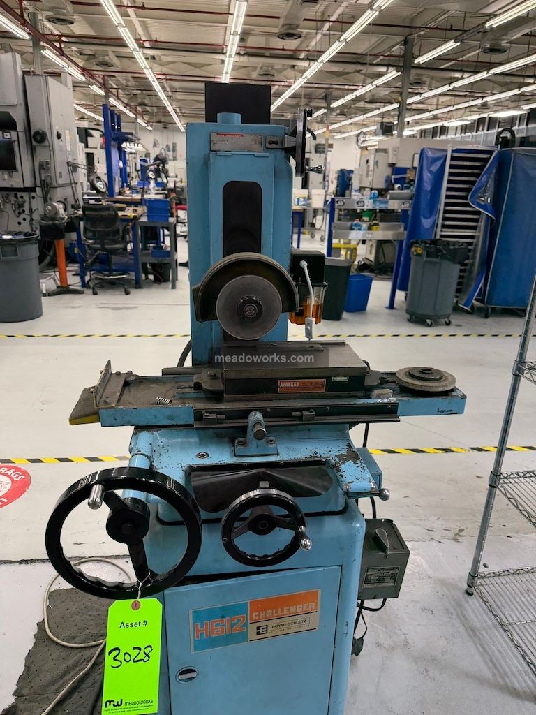 6" x 12" Boyar-Schultz #Challenger-H612, Surface Grinder, Walker magnetic chuck, wet - Image 8