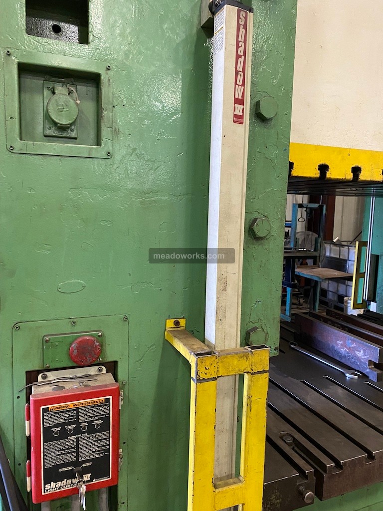 400 Ton, Minster Hevi-Stamper #SE2-400-84-48, straight side double crank press, 84" x 48" bed - Image 4