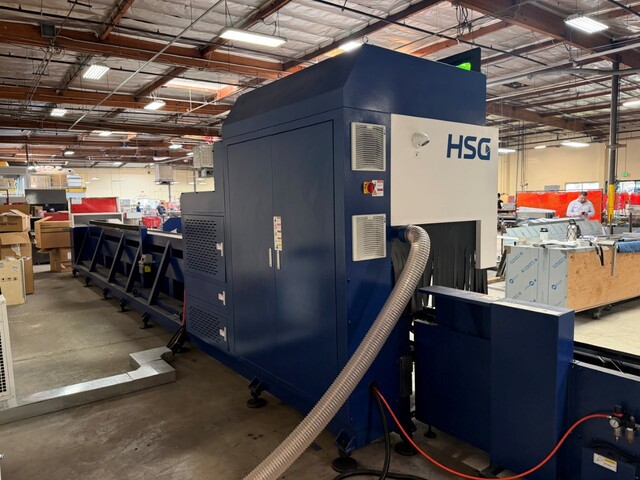 HSG #R2, CNC fiber tube laser cutting system, 6000 watt, 0.47" - 9.45" round tube, 3.3' - 21.3' tube length - Image 10