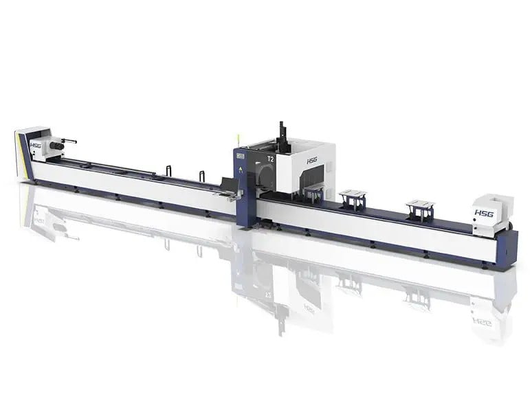 HSG #T2, CNC fiber tube laser cutting system, 6000 watt, .78" - 9.45" round tube, up to 23' tube length, NEW - Image 1