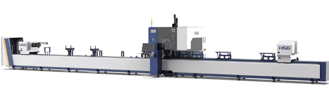 HSG #T2, CNC fiber tube laser cutting system, 6000 watt, .78" - 9.45" round tube, up to 23' tube length, NEW - Image 2
