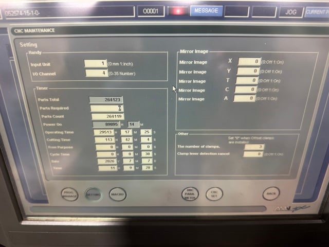 33 Ton, Amada #EMK-3510NT, CNC servo turret punch, 58 stations, (4) automatic index, 2005 - Image 4