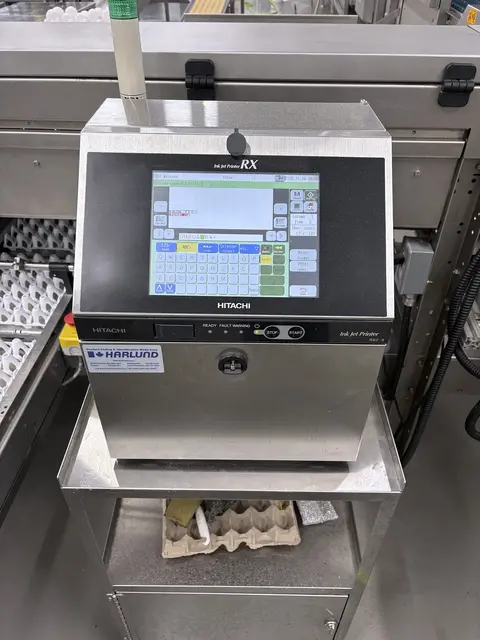 Egg Grader & Packer, Sanovo #Alpha-Grader-100, 100 cases/hour, 6-row roller conveyor infeed, 460 V., 3 Ph. - Image 9