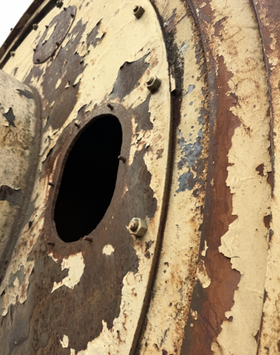 8' x 30' MEC #8X30, Triple Pass Drum Dryer, trunions - Image 3