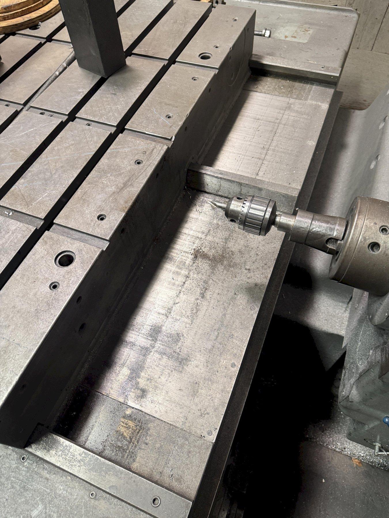 3" DeVlieg #3H-48, floor type horizontal boring mill, 48" x 35" table, 25-1200 RPM, #40 taper, 3-Axis digital - Image 5