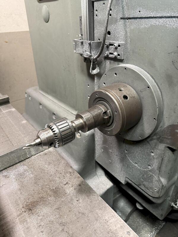3" DeVlieg #3H-48, floor type horizontal boring mill, 48" x 35" table, 25-1200 RPM, #40 taper, 3-Axis digital - Image 7