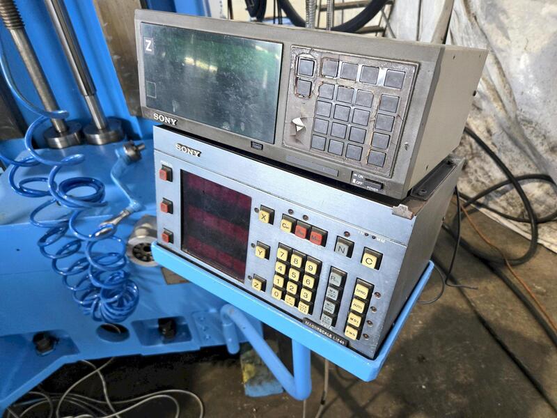 4" Nomura #P-100WP, table type horizontal boring mill, 48" x 96" table, 21-1200 RPM, 26" spindle travel, 20 - Image 10