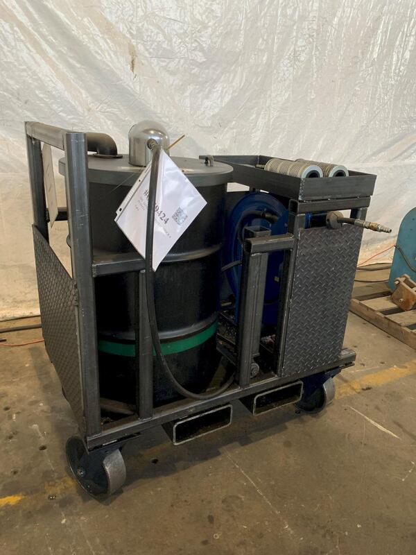 Oil Separation System #N551BK, 55 gallon drum mount, 68 CFM @ 100 PSI air, 17" Hg max. suction - Image 2