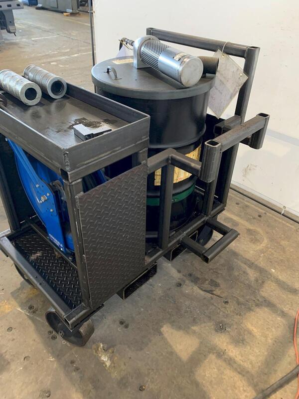 Oil Separation System #N551BK, 55 gallon drum mount, 68 CFM @ 100 PSI air, 17" Hg max. suction - Image 6