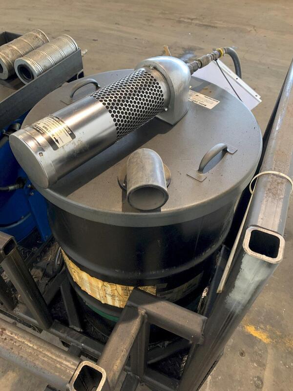 Oil Separation System #N551BK, 55 gallon drum mount, 68 CFM @ 100 PSI air, 17" Hg max. suction - Image 9