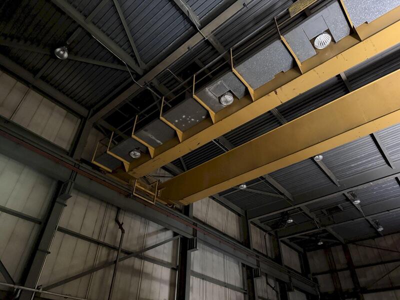 50/10 Ton, Orley Meyer, 68' Span, double girder overhead bridge crane - Image 4
