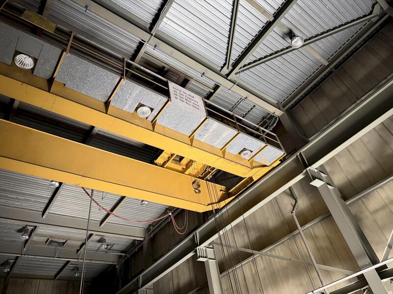 50/10 Ton, Orley Meyer, 68' Span, double girder overhead bridge crane - Image 5