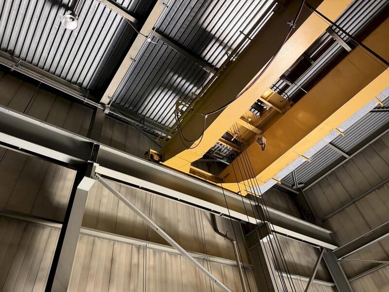 50/10 Ton, Orley Meyer, 68' Span, double girder overhead bridge crane - Image 7