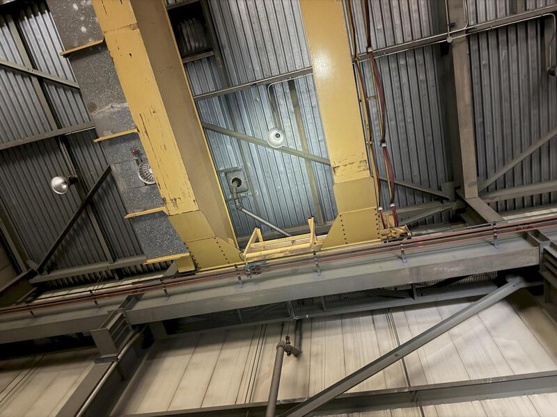 50/10 Ton, Orley Meyer, 68' Span, double girder overhead bridge crane - Image 8
