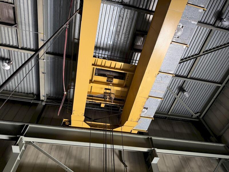 50/10 Ton, Orley Meyer, 68' Span, double girder overhead bridge crane - Image 9