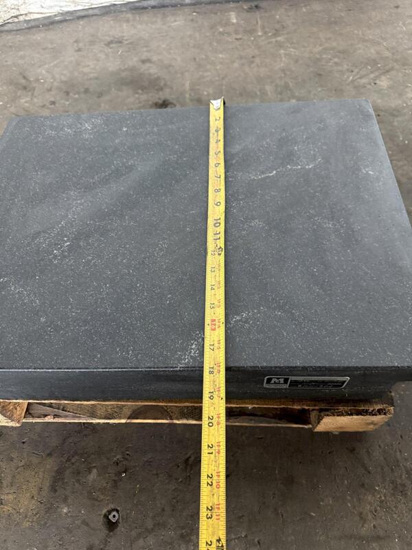 18" x 24" x 4-1/2" Mitchell, granite inspection table, .00006 accuracy, 2021 - Image 6
