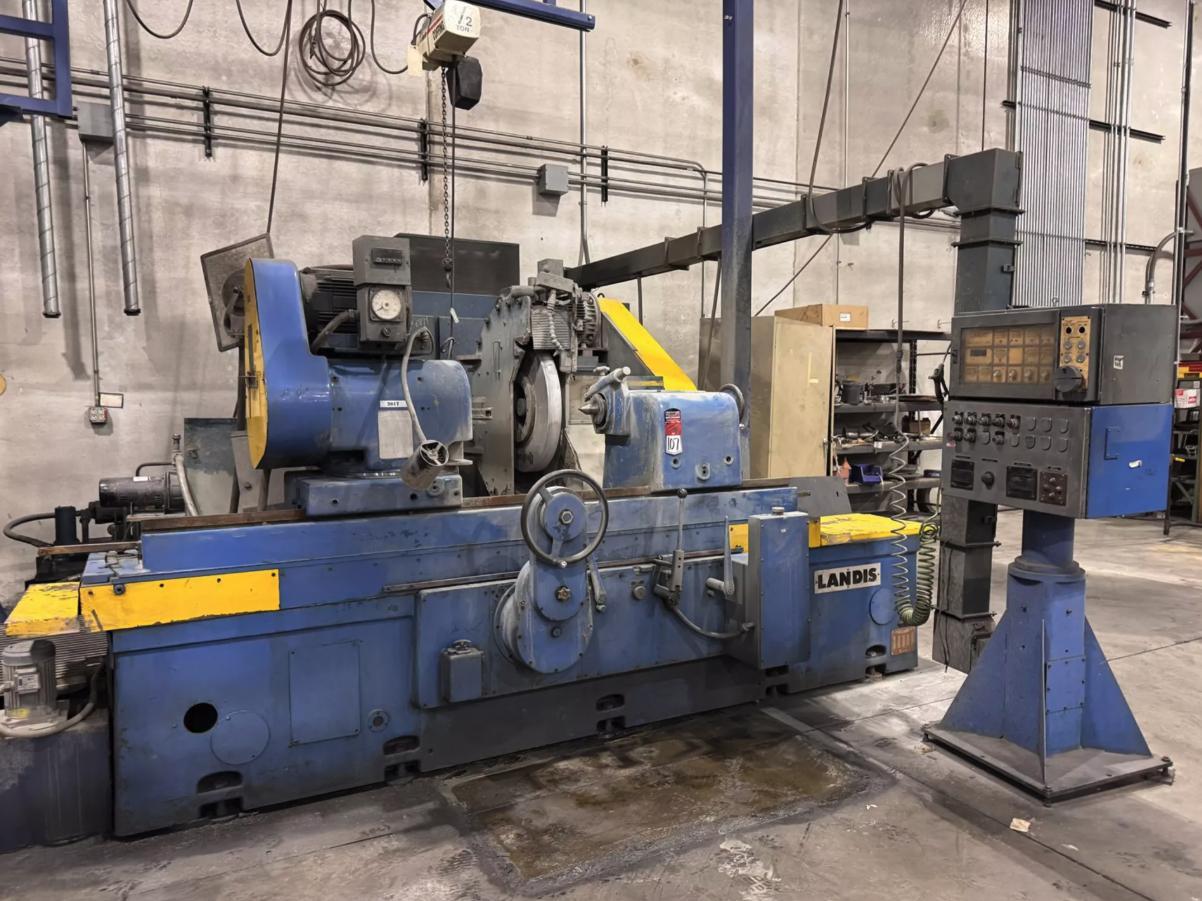 30" x 48" Landis #CHW, plain cylindrical grinder, 36" diameter wheel, 6000 SFPM - Image 1