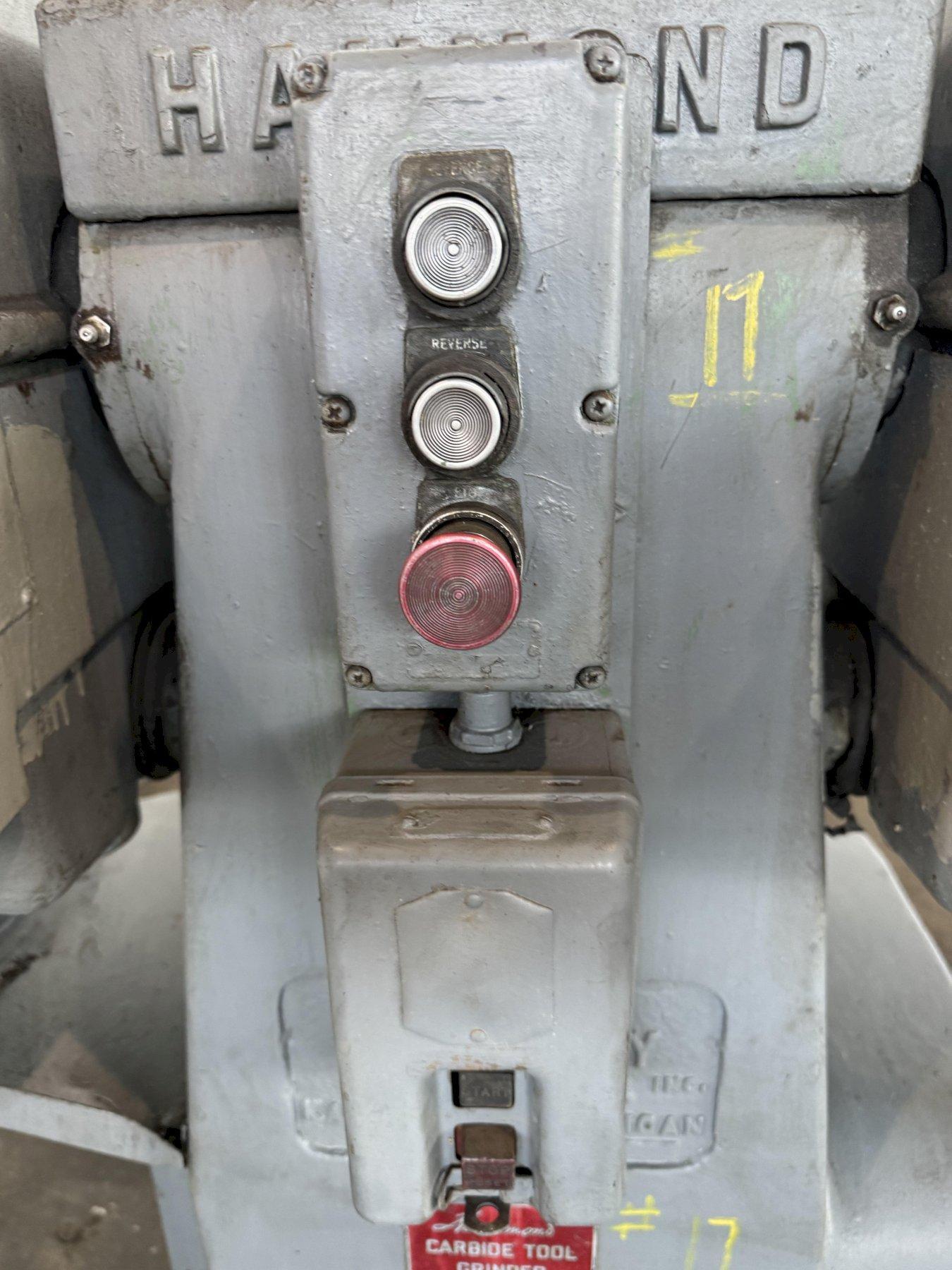 Hammond #WD-10-C, carbide tool grinder, 1900 RPM spindle, 1 HP - Image 5