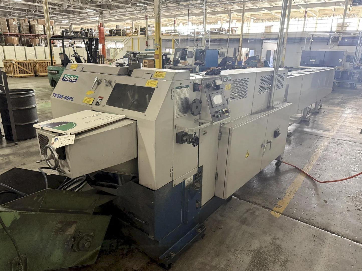 3.5" Tsune #TK5M-90-PL, automatic CNC cold saw, 2.75" square capacity, 1535-4000 RPM, 15 HP, automatic - Image 2