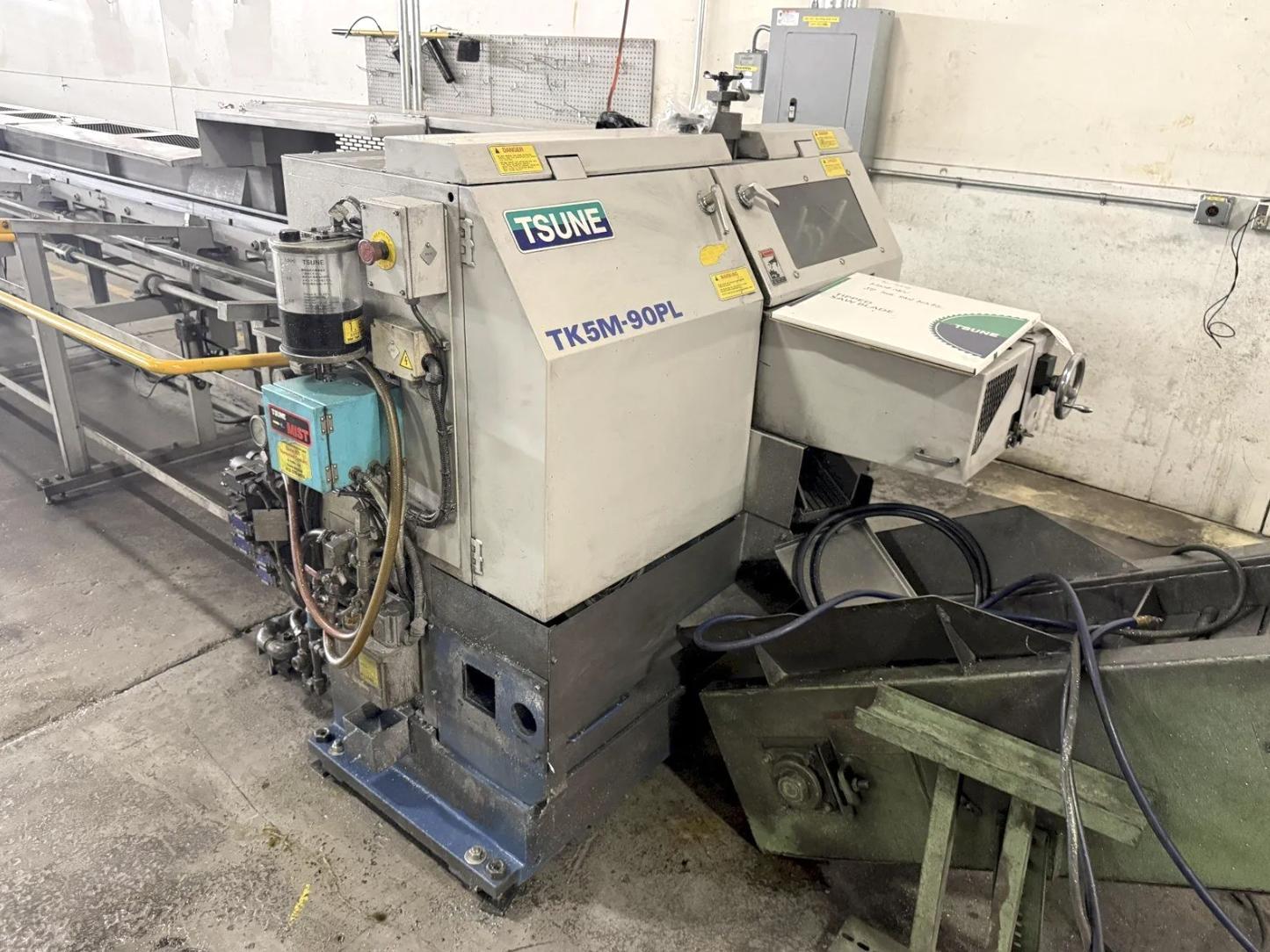 3.5" Tsune #TK5M-90-PL, automatic CNC cold saw, 2.75" square capacity, 1535-4000 RPM, 15 HP, automatic - Image 3