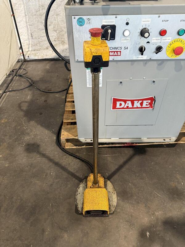 14" Dake #350-S, cold saw, 20-105 RPM, 6-5/8" max. vise opening, 45° /60° miter, 3.5 HP, 220/440 V., 2016 - Image 4