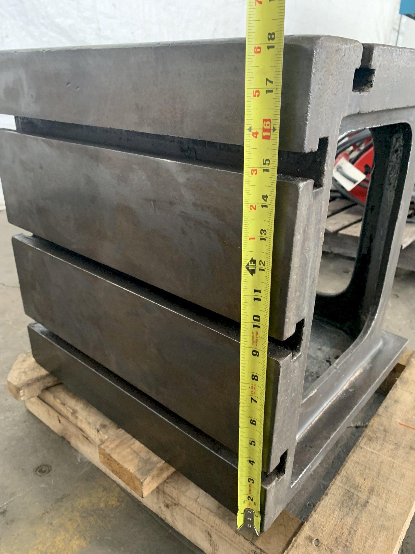 18 x 18 x 18 Carlton, T-slotted drill box table - Image 4