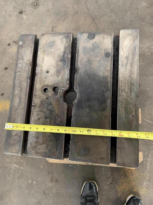18 x 18 x 18 Carlton, T-slotted drill box table - Image 6