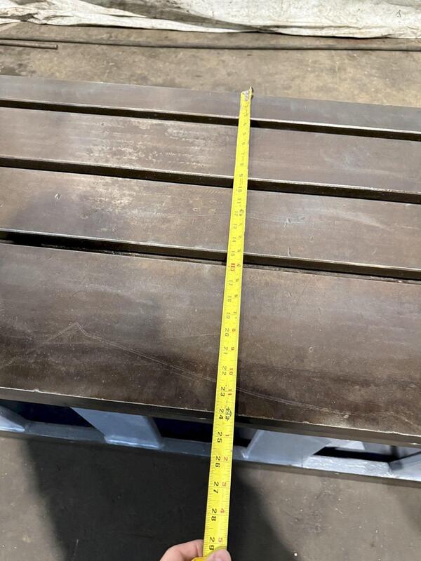 25" x 89" x 24.5" T-slotted table - Image 7