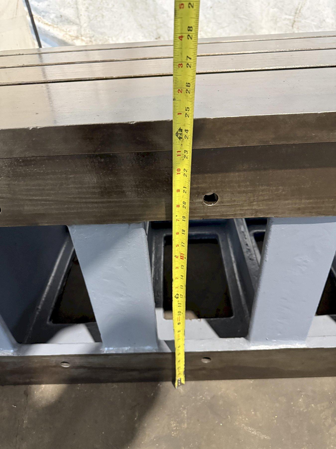 25" x 89" x 24.5" T-slotted table - Image 8