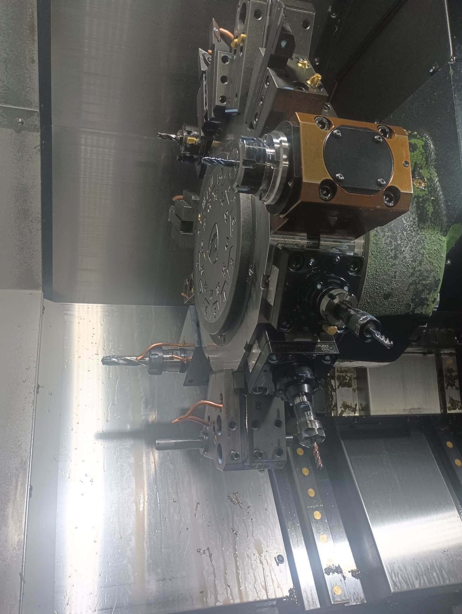 DN Solutions #Lynx-2600SY, CNC turning center, 10" chuck, 3.1" bar, 3500 RPM, 24.8 HP, 12 station turret, 2022 - Image 5
